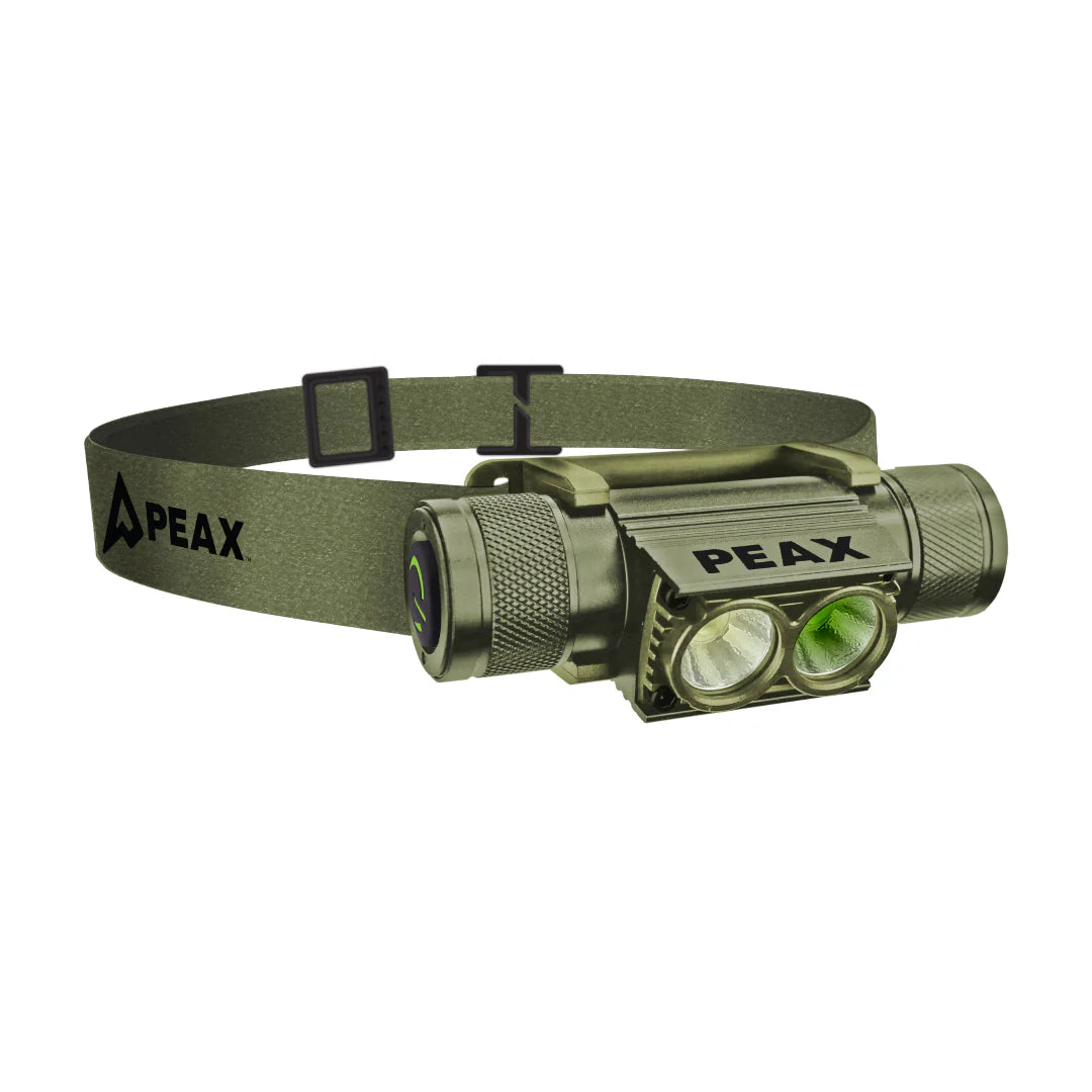 PEAX Equipment Backcountry Duo Headlamp in Green by GOHUNT | PEAX Equipment - Morvixa