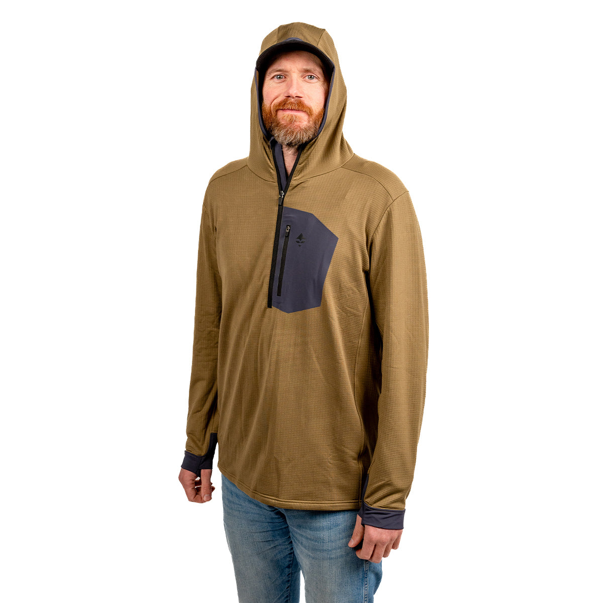 GOHUNT Black Rock Hoodie in Olive & Granite by GOHUNT | GOHUNT - Morvixa
