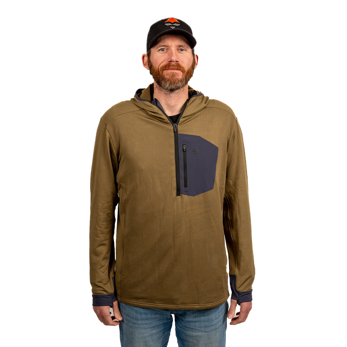 GOHUNT Black Rock Hoodie in Olive & Granite by GOHUNT | GOHUNT - Morvixa