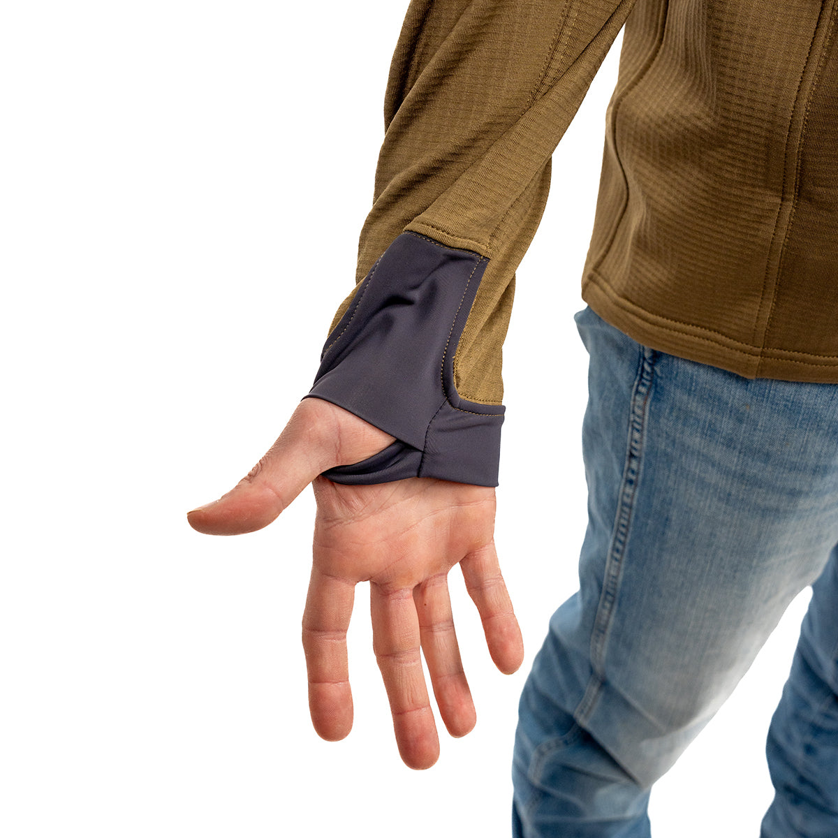 GOHUNT Black Rock Hoodie in Olive & Granite by GOHUNT | GOHUNT - Morvixa