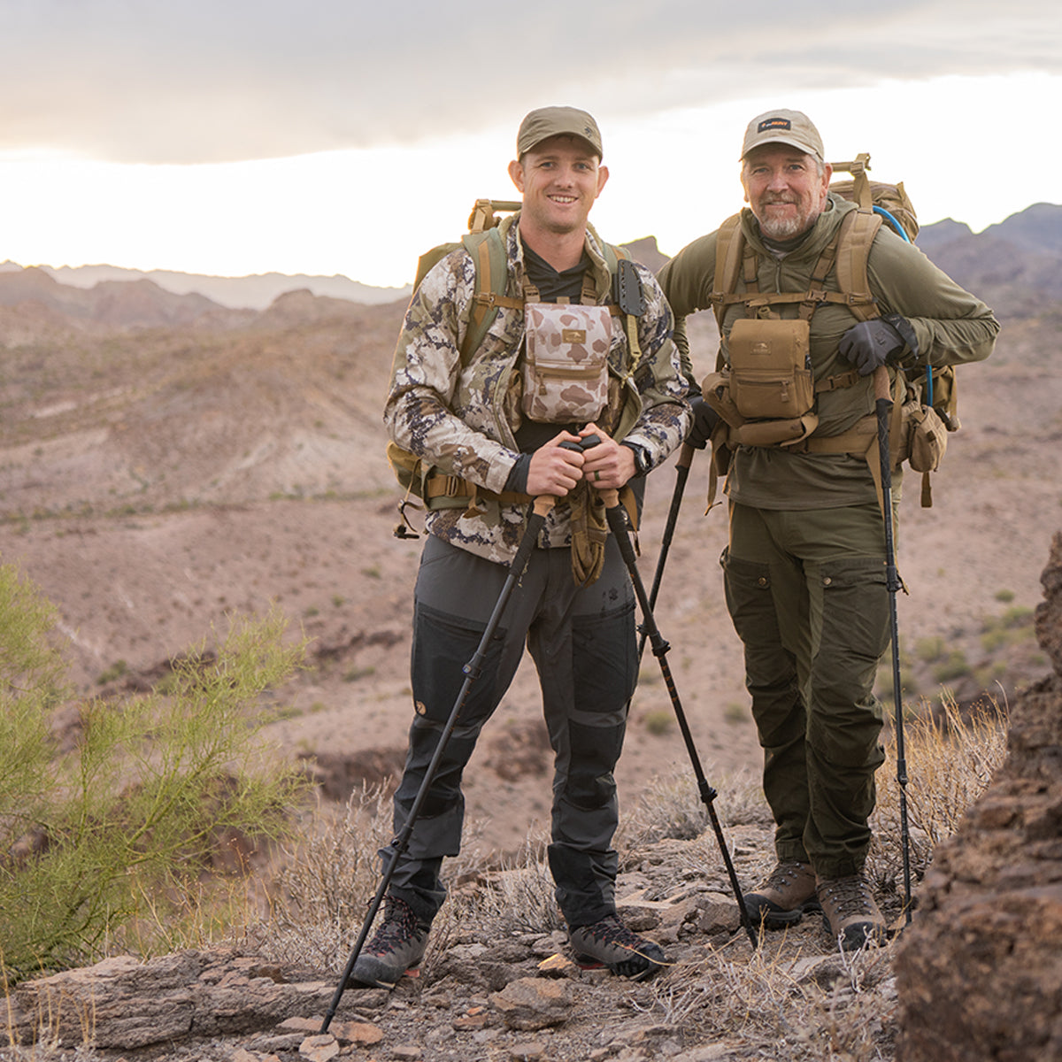 GOHUNT Carbon Cork Trekking Poles in  by GOHUNT | GOHUNT - Morvixa