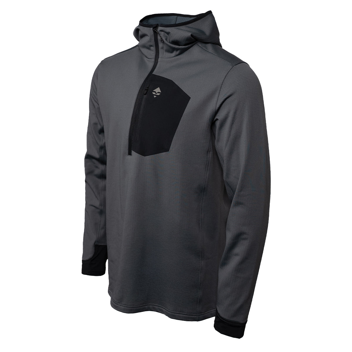 GOHUNT Black Rock Hoodie in Cinder & Soot Gray by GOHUNT | GOHUNT - Morvixa