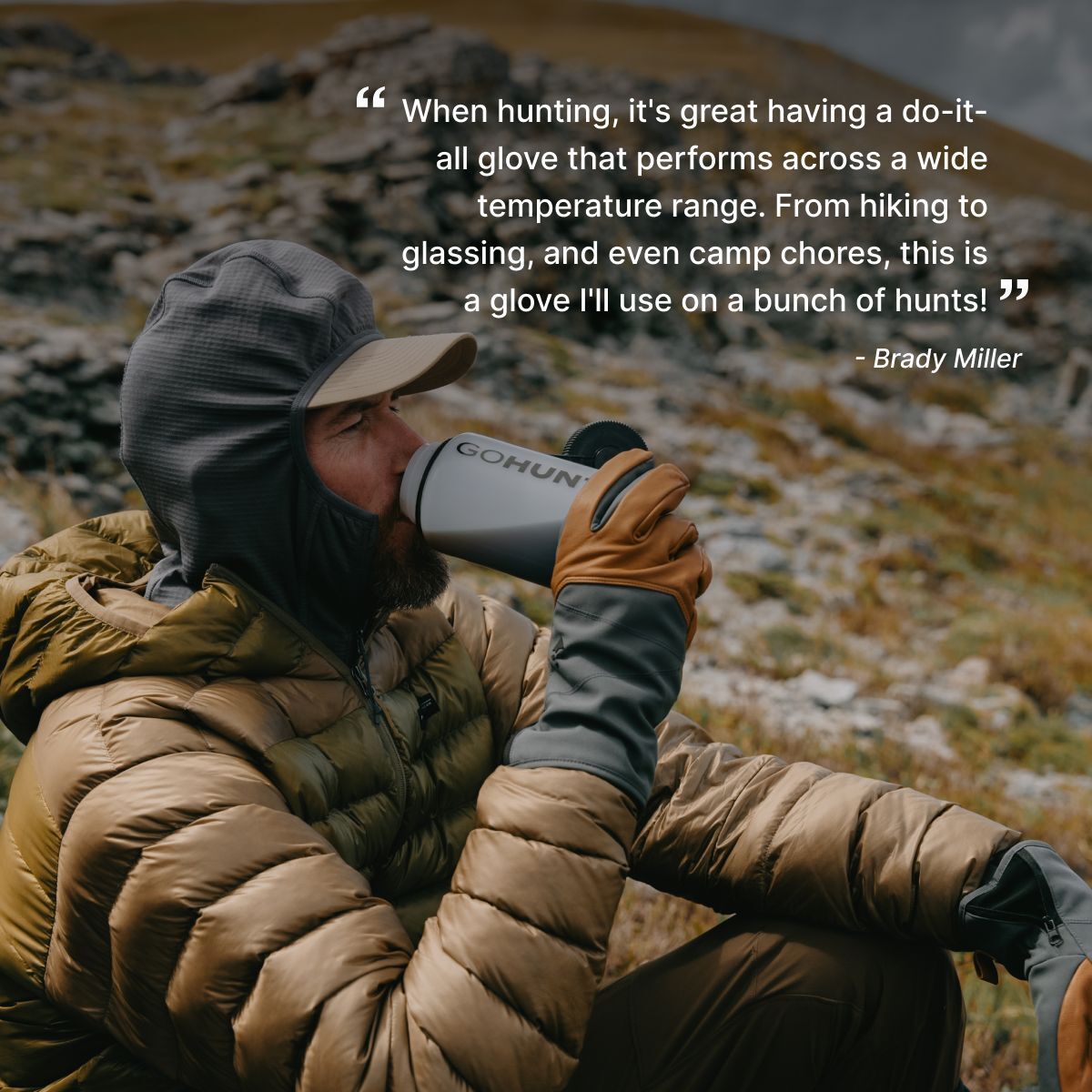 GOHUNT Mid-Weight Leather Hunting Glove in  by GOHUNT | GOHUNT - Morvixa