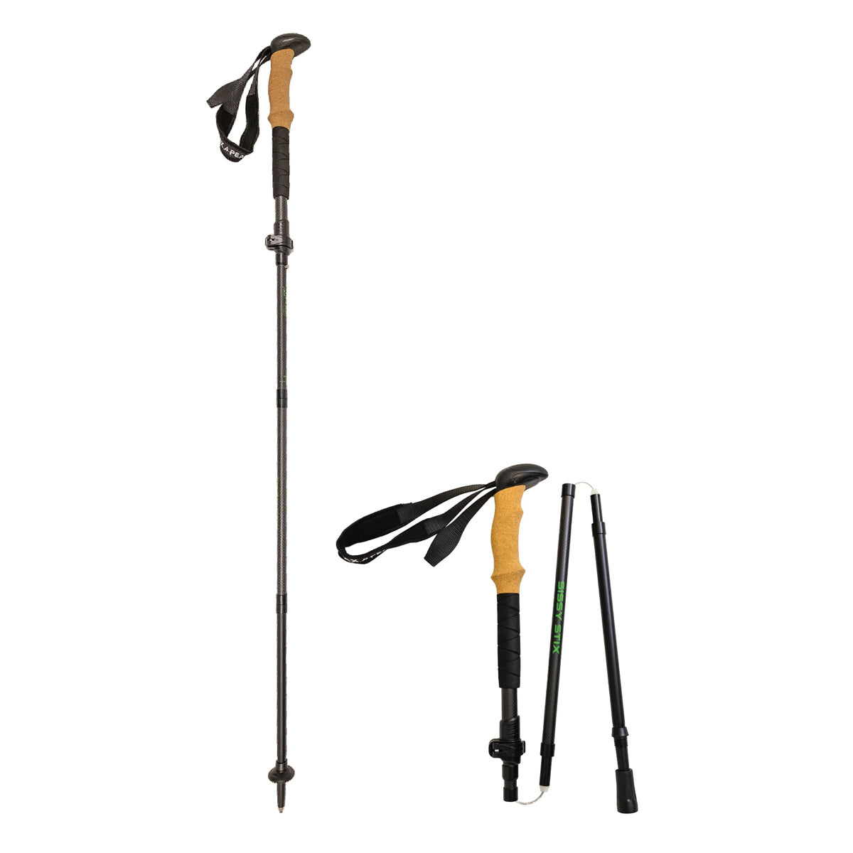 PEAX Equipment Backcountry Z Cork Trekking Poles