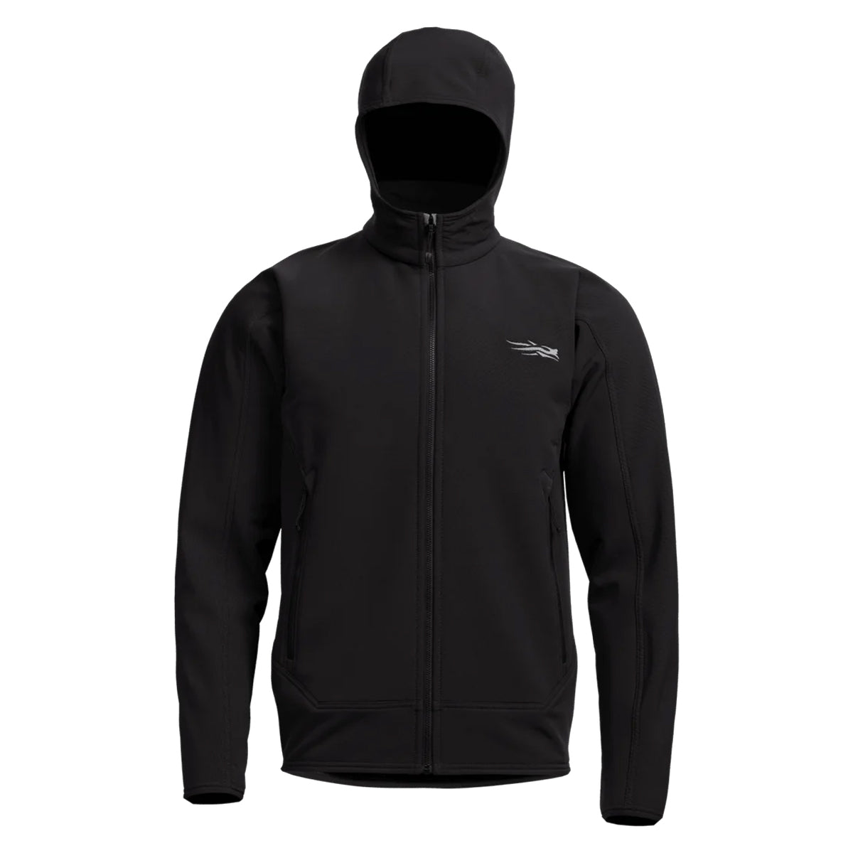 Sitka Alpha Fleece Hooded Jacket in Sitka Black by GOHUNT | Sitka - Morvixa