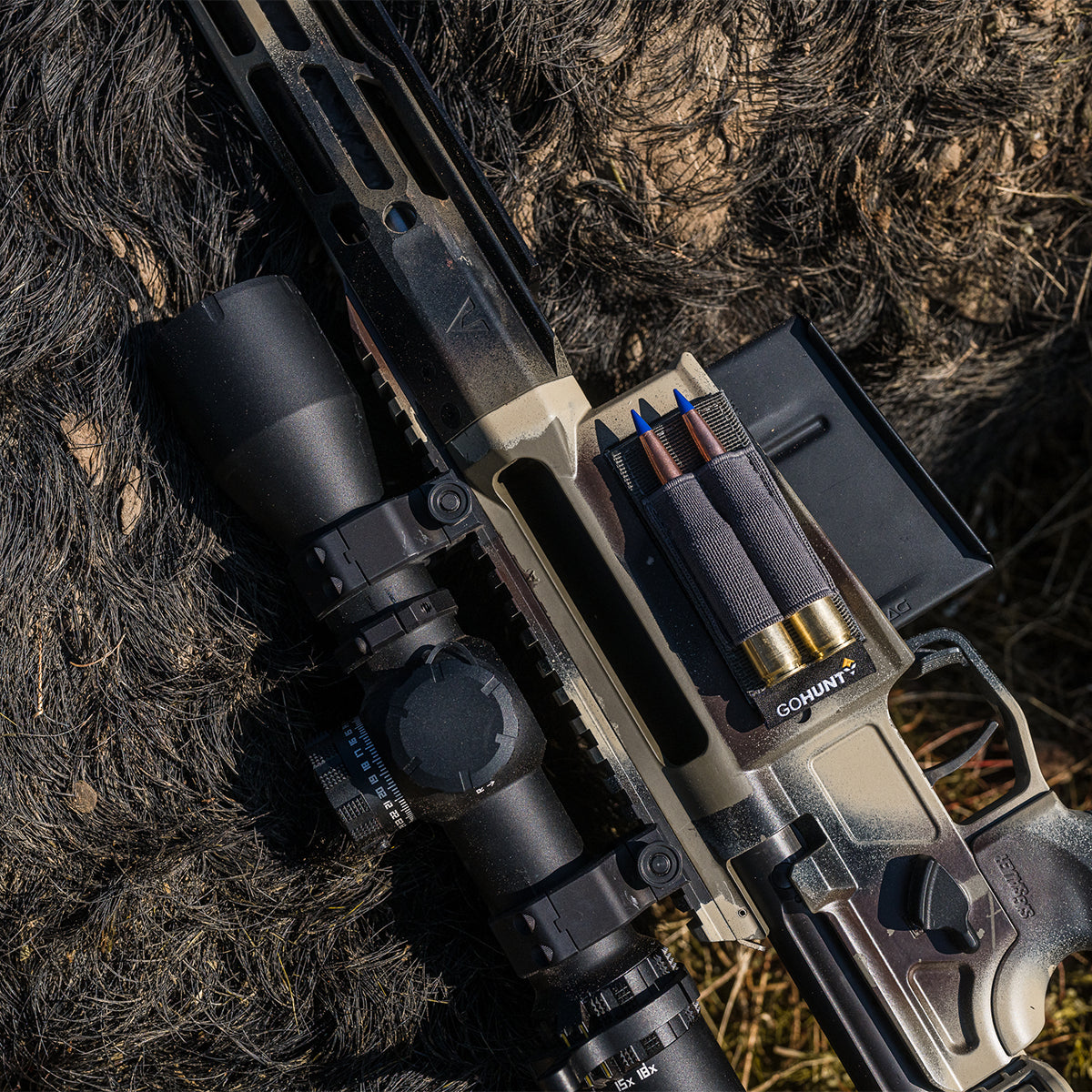 GOHUNT Two Round Rifle Ammo Holder in  by GOHUNT | GOHUNT - Morvixa