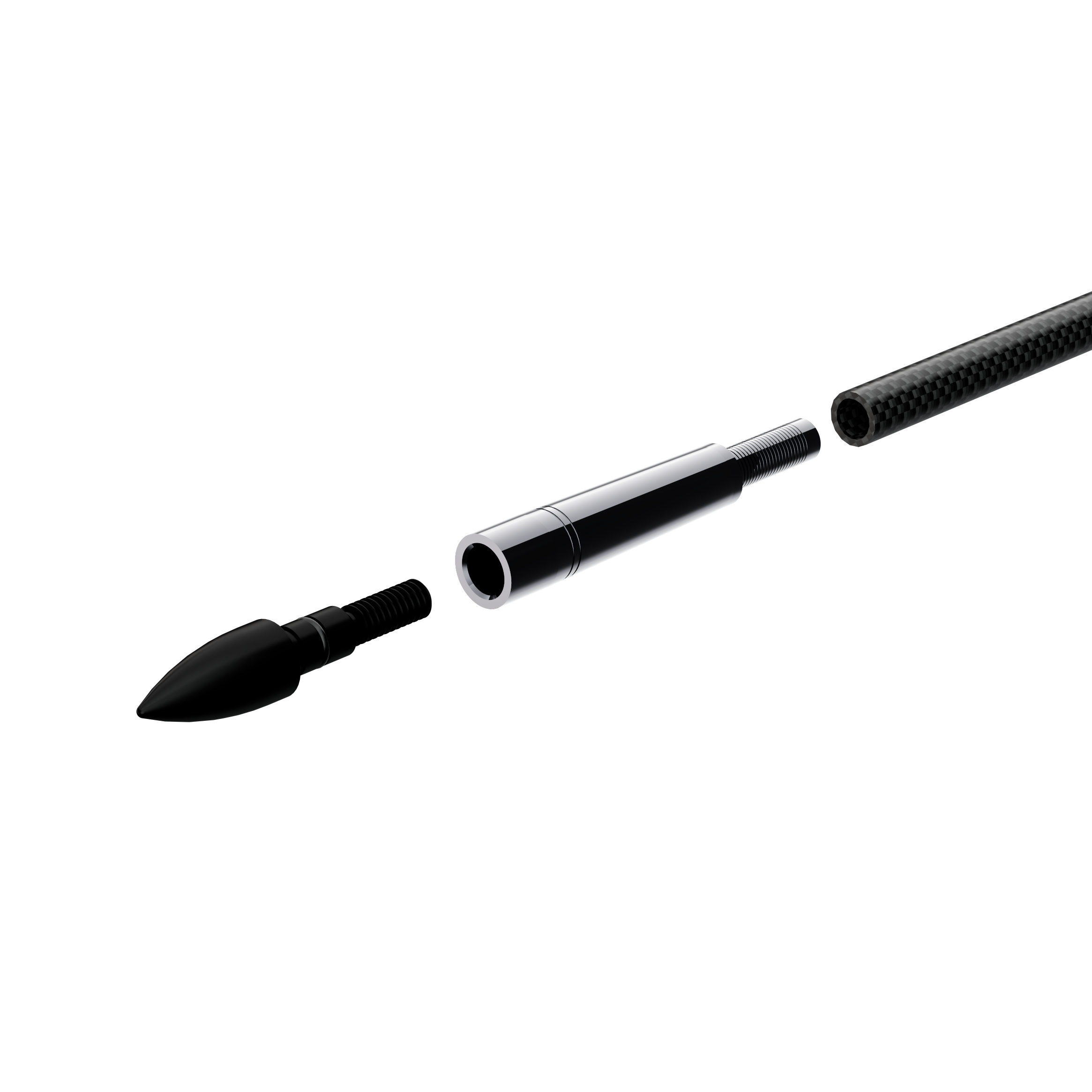 Ultraview Archery 1K Pre-Fletched Arrows - 6 Count