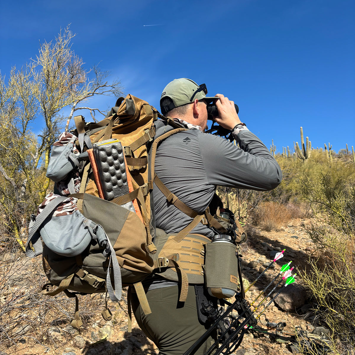 GOHUNT Atmosphere Hooded Jacket in Cinder Gray by GOHUNT | GOHUNT - Morvixa